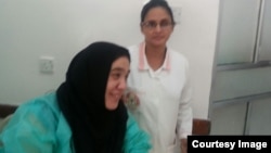 Туткундан чыккан Рофиеванын ооруканадагы сүрөтү