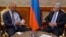 Armenia - President Serzh Sarkisian (R) meets with NATO envoy James Appathurai in Yerevan, 13Jun2017.