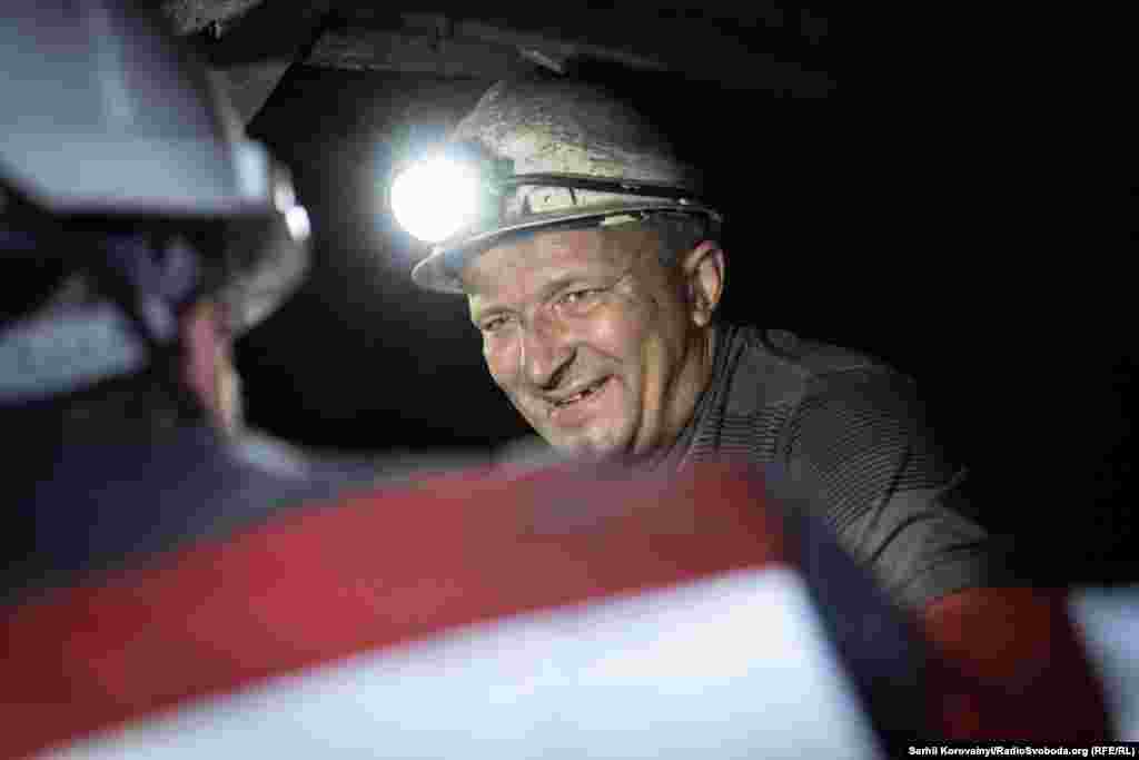 Шахтарі у хвилини перепочинку