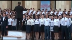 Ош: төрт миң студент хор ырдады