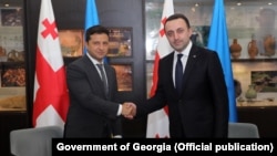 Владимир Зеленский и Ираклий Гарибашвили (архивная фотография)