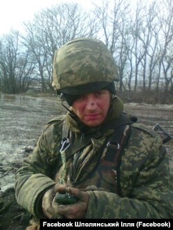 Ілля Шполянський на фронті