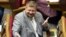 Ігар Масійчук падчас пасяджэньня Вярхоўнай Рады Ўкраіны 3 верасьня 2015 году