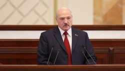 Аляксандар Лукашэнка падчас пасланьня беларускаму народу і Нацыянальнага сходу. 19 красавіка 2019 году 