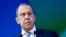 RUSSIA -- Russian Foreign Minister Sergei Lavrov speaks to participants of an online forum in Moscow, May 21, 2021