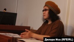 Активист Ардак Ашим в суде Шымкента. 2 марта 2018 года.