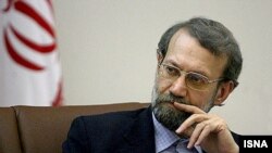 آقای لاریجانی آژانس را به فریبکاری متهم کرد.(عکس: ایسنا)