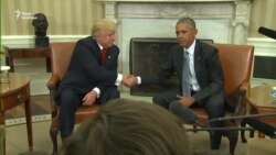 Посмішки та рукостискання. Трамп і Обама зустрілися у Білому домі (відео)