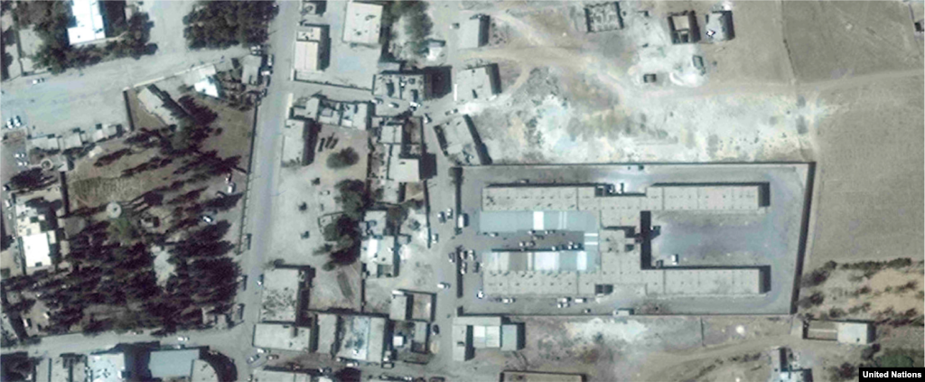 5. Souk Al-Hal bazary, Kobani 2014-2015 Türkiýäniň serhedinden 400 metr uzaklykda ýerleşýän Kobani şäheriniň Souk Al-Hal bazary doly tekizlendi.
