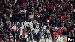 بروز ناآرامی‌ها در ورزشگاه تبریز