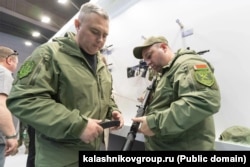 Беларускія сілавікі на выставе MILEX-2025