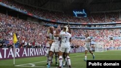 США перемогли вже в чотирьох Чемпіонатах світу з футболу серед жінок з восьми, в яких взяли участь