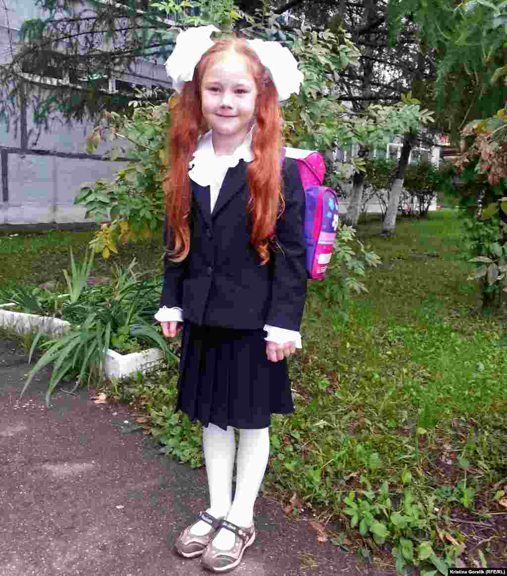 Московская первоклассница