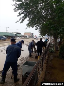 Тазалоо иштери. Кадамжай району.