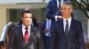 Macedonian Prime Minister Zoran Zaev and NATO Secretary-General Jens Stoltenberg. (file photo)