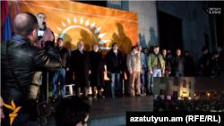 Представители «Новой Армении» на площади Свободы (архивная фотография)