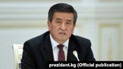 Президент Кыргызстана Сооронбай Жээнбеков.