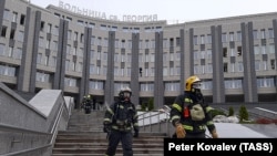 Больница Святого Георгия в Петербурге, где произошел пожар из-за возгорания ИВЛ