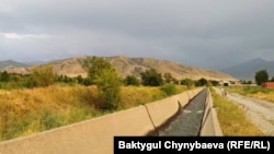 Один из каналов в Аламудунском районе. 