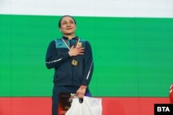 Златислава Чуканова със златния медал от 76-ото издание на купа „Странджа”