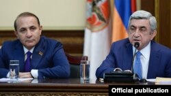 Սերժ Սարգսյան, Հովիկ Աբրահամյան, արխիվ