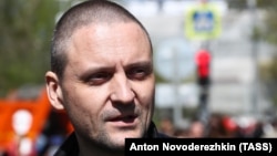 Russian opposition activist Sergei Udaltsov (file photo)