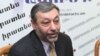 Armenia - Alexander Arzumanian, a leader of the opposition Free Democrats party, at a news conference in Yerevan, 2Feb2012.