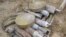 Nagorno-Karabakh -- Landmines and unexploded ordnance unearthed by HALO Trust workers, undated.