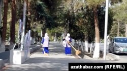 Уборка улиц. Туркменистан (иллюстративное фото)  