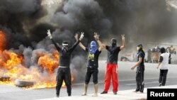  عکس متعلق به یکی از اعتراض‌های گذشته در بحرین است