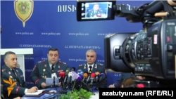 Пресс-конференция оперативного штаба полиции, Ереван, 14 декабря 2015 г․