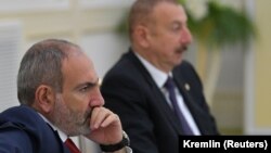 Հայաստանի վարչապետ Նիկոլ Փաշինյանը և Ադրբեջանի նախագահ Իլհամ Ալիևը, արխիվ