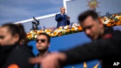 اردوغان در گردهمایی بزرگ تبلیغاتی در استانبول، ۲۴ مارس ۲۰۲۴