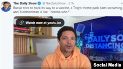 Trewor Noah ýene-de Türkmenistan temasyna ýüzlendi.