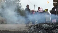Мешканці села Саливонки палять шини на знак незгоди з результатами виборів