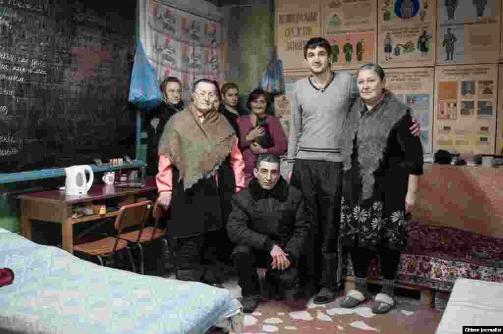 Donetsk, Ukrain. A bomb shelter in Petrovsky district.