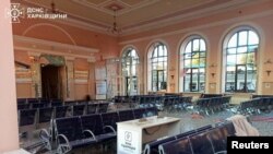 Харьков облусундагы Лозовая шаарындагы темир жол вокзалы жабыркады. Украина, 5-август, 2025-жыл