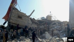 Идлибде талкаланган оорукана. 15-февраль, 2016-жыл.