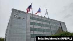 Штаб-кватэра Радыё Свабодная Эўропа / Радыё Свабода ў Празе