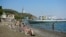 Пляж в поселке Малореченское, Крым