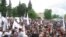 Митинг сторонников «Грузинской пратии» в Кварели