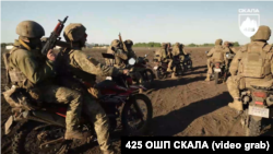 Тренування на мотоциклах 425-го окремого штурмового полку «Скала» 