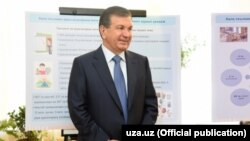 Uzbek President Shavkat Mirziyoev