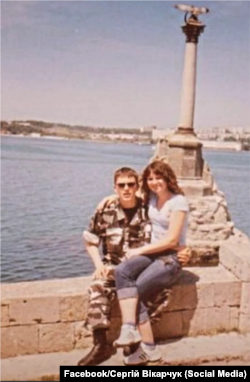 Сергей с супругой в Крыму