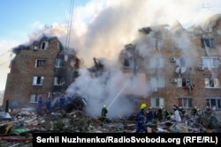 Масована атака на Київ в ніч на 28 серпня. Комбінований обстріл дронами та ракетами. Київ, 28 серпня 2025 року