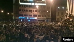 تجمع معترضان در شهر حمص در سوریه