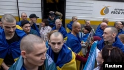 Հայրենադարձված ուկրաինացի արդեն նախկին ռազմագերիները, 23-ը մայիսի, 2025թ.