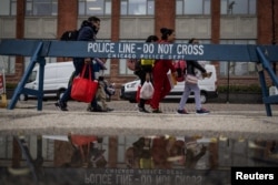 Мігранти з Колумбії в Чикаго, США, 25 жовтня 2023 року