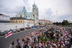 Акцыя ў Горадні 23 жніўня