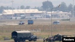 Түркиянын Адана шаарындагы Инжирлик аскерий базасы. Бул базаны "Ислам мамлекетине" сокку уруу үчүн жакында АКШга колдонууга берүү чечими кабыл алынды. 27-июль. 2015-жыл